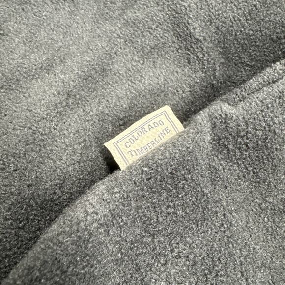 Timberline Colorado Sweatshirt Size L Black 1/4 Zip Mens VTG Soccer - Picture 7 of 7